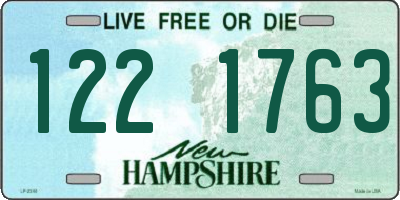NH license plate 1221763