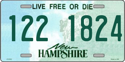 NH license plate 1221824