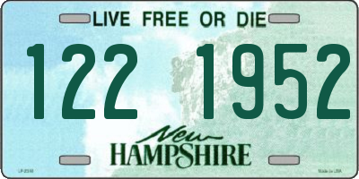 NH license plate 1221952