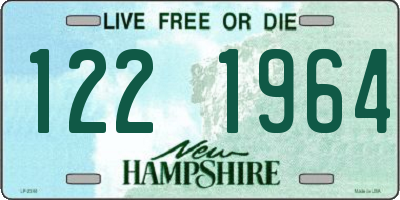 NH license plate 1221964