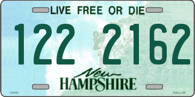 NH license plate 1222162