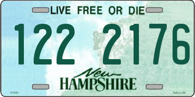 NH license plate 1222176