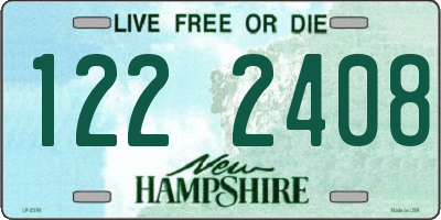 NH license plate 1222408