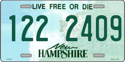 NH license plate 1222409