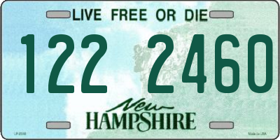 NH license plate 1222460
