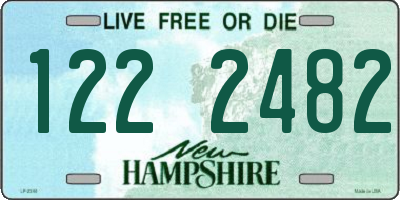 NH license plate 1222482