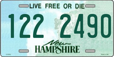 NH license plate 1222490