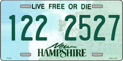 NH license plate 1222527