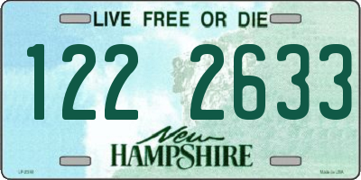 NH license plate 1222633