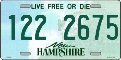 NH license plate 1222675