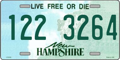 NH license plate 1223264