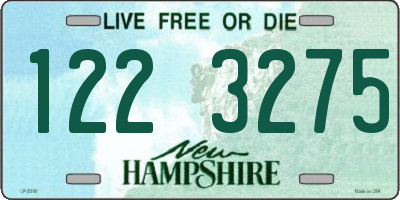 NH license plate 1223275