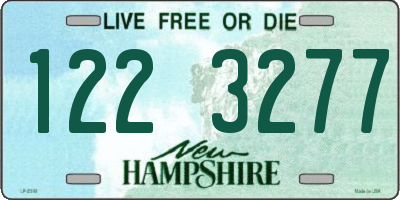 NH license plate 1223277