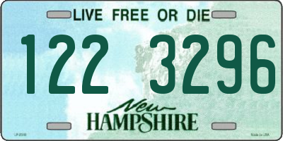 NH license plate 1223296