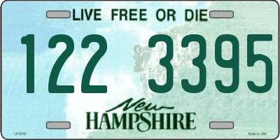 NH license plate 1223395