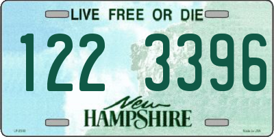 NH license plate 1223396