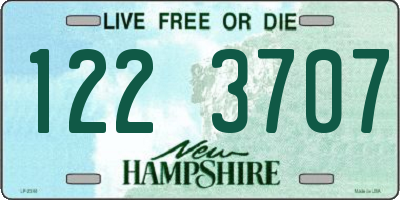 NH license plate 1223707