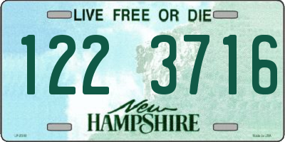 NH license plate 1223716