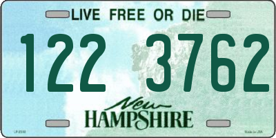 NH license plate 1223762
