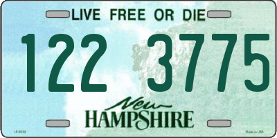 NH license plate 1223775