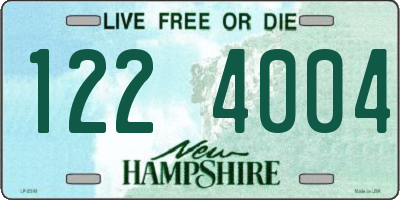 NH license plate 1224004