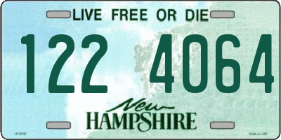 NH license plate 1224064
