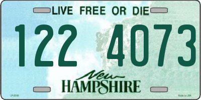 NH license plate 1224073