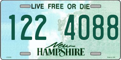 NH license plate 1224088