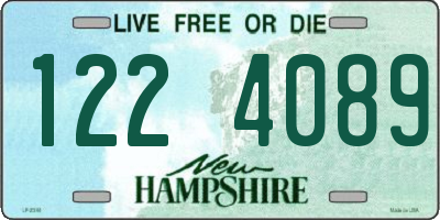 NH license plate 1224089