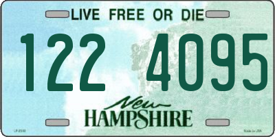 NH license plate 1224095