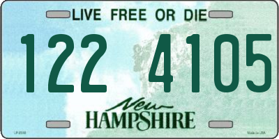 NH license plate 1224105