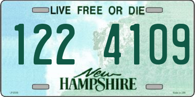 NH license plate 1224109