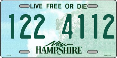 NH license plate 1224112