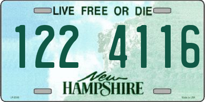 NH license plate 1224116