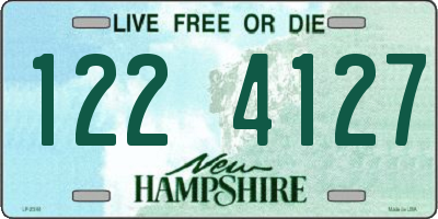 NH license plate 1224127