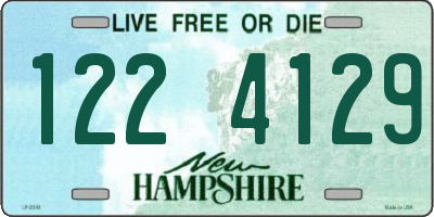 NH license plate 1224129