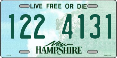 NH license plate 1224131