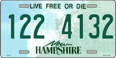 NH license plate 1224132