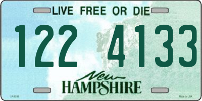 NH license plate 1224133