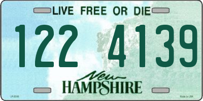 NH license plate 1224139