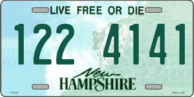 NH license plate 1224141