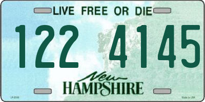 NH license plate 1224145