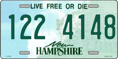 NH license plate 1224148
