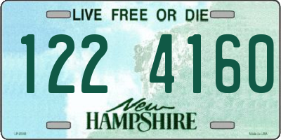 NH license plate 1224160