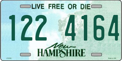 NH license plate 1224164
