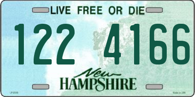 NH license plate 1224166