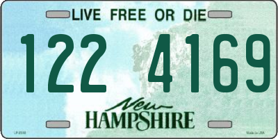 NH license plate 1224169