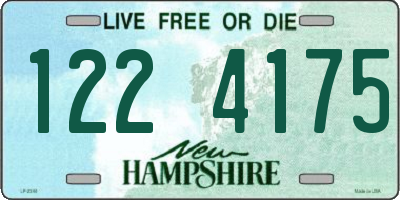NH license plate 1224175