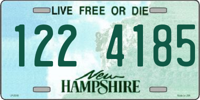 NH license plate 1224185