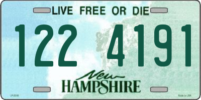 NH license plate 1224191